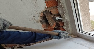 Демонтаж оконных откосов по выгодной цене от 514 руб. в Реже - Сварной-Реж